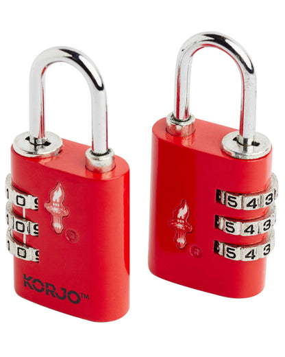 Korjo TSA Combilock Duopack TSACLD Red