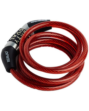 Korjo Wordlock mini cable lock Assorted colours