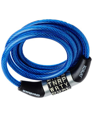 Korjo Wordlock mini cable lock Assorted colours