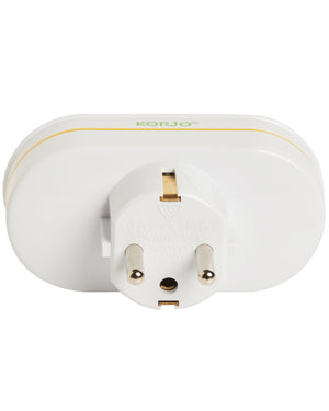 Korjo Adaptor Double socket KAEUDA for Europe