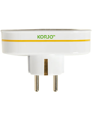 Korjo Adaptor Double socket KAEUDA for Europe