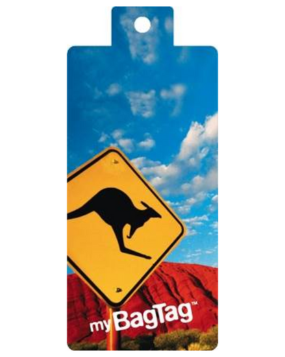 My bag tag Twin pack KANGAROO SIGN