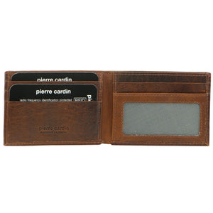 Pierre Cardin Leather wallet micro PC1160 COGNAC
