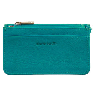 Pierre Cardin Coin Purse with keyring Turquoise