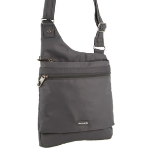 Pierre Cardin Anti-Theft Crossbody bag 2416 Grey