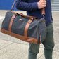Pierre Cardin Canvas overnight duffle 2581 BLACK
