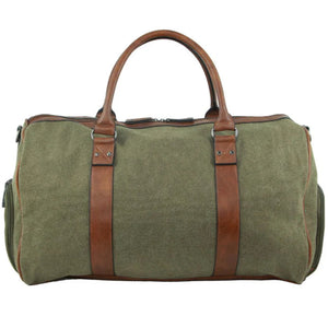 Pierre Cardin Canvas overnight duffle 2581 BROWN / KHAKI