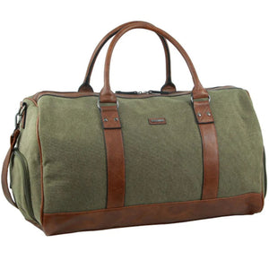 Pierre Cardin Canvas overnight duffle 2581 BROWN / KHAKI