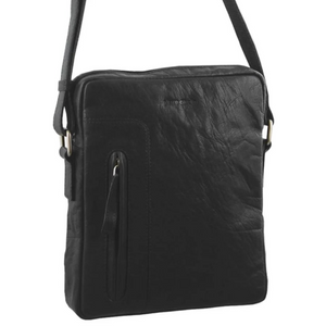 Pierre Cardin Leather shoulder bag PC2794 BLACK