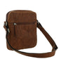 Pierre Cardin Leather shoulder bag PC2795 CHESTNUT