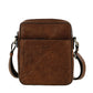 Pierre Cardin Leather shoulder bag PC2795 CHESTNUT