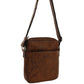 Pierre Cardin Leather shoulder bag PC2795 CHESTNUT