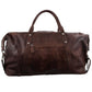 Pierre Cardin Leather overnight duffle 2824 Chocolate
