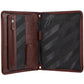 Pierre Cardin A4 Leather compendium PC3062 CHOCOLATE