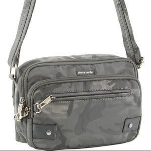 Pierre Cardin Anti-Theft Crossbody bag 3269 Grey Camouflage