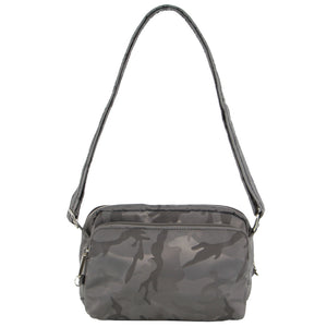 Pierre Cardin Anti-Theft Crossbody bag 3269 Grey Camouflage