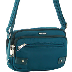 Pierre Cardin Anti-Theft Crossbody bag 3269 Turquoise