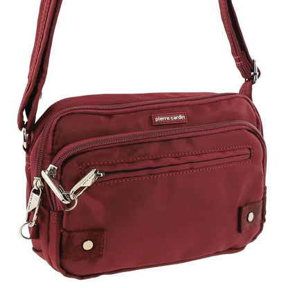 Pierre Cardin Anti-Theft Crossbody bag 3269 Wine