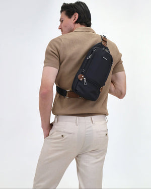 Pierre Cardin Anti-theft Sling Bag Black