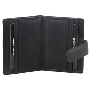 Pierre Cardin Leather wallet card holder 3308 Black