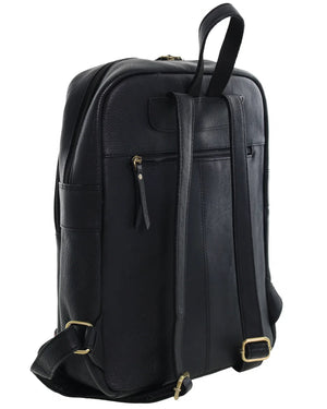 Pierre Cardin leather backpack 3332 Black