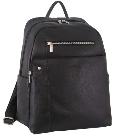 Pierre Cardin leather backpack 3341 Black