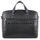 Pierre Cardin Leather briefcase Slimline 3600 Black