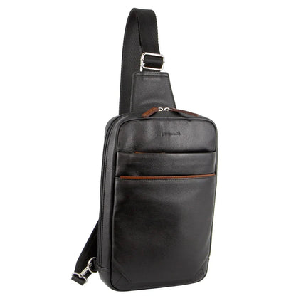 Pierre Cardin Leather Sling backpack PC3601 Black
