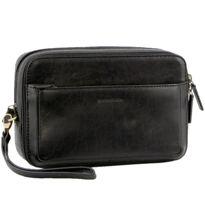 Pierre Cardin Leather wrist bag 3619 Black