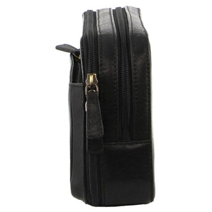 Pierre Cardin Leather wrist bag 3619 Black