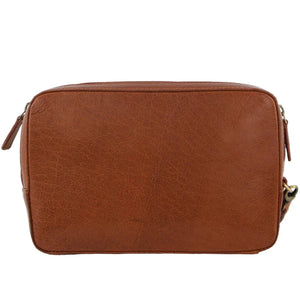 Pierre Cardin Leather wrist bag 3619 Tan