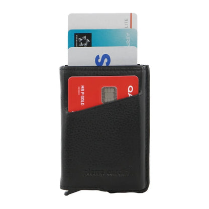 Pierre Cardin Leather Smart Slide credit card holder 3643 Black