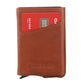 Pierre Cardin Leather Smart Slide credit card holder 3643 Cognac