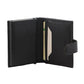 Pierre Cardin Leather Smart Slide credit card holder & Wallet 3644 Black