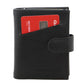 Pierre Cardin Leather Smart Slide credit card holder & Wallet 3644 Black