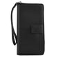 Pierre Cardin ladies leather zip around wallet / wristlet 3745 Black