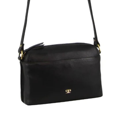 Pierre Cardin Leather Handbag 3769 Black