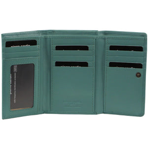 Pierre Cardin Ladies Tri-fold Large Wallet 3772 Moss