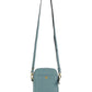 Pierre Cardin Leather Textured Design Phone Bag 3791 Blue