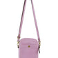 Pierre Cardin Leather Textured Design Phone Bag 3791 Pink