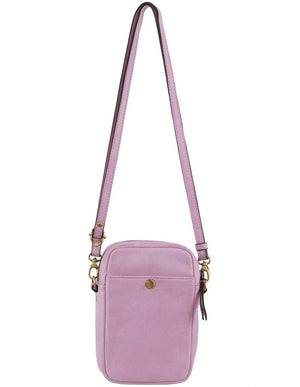 Pierre Cardin Leather Textured Design Phone Bag 3791 Pink