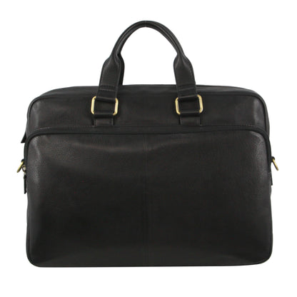 Pierre Cardin Leather Briefcase 3811 Black