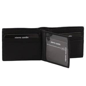 Pierre Cardin Leather wallet with inside flap Slimline 3901 Black