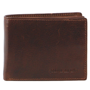 Pierre Cardin Leather wallet with inside flap Slimline 3901 Brown