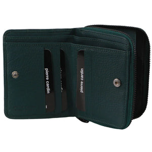 Pierre Cardin Ladies Bi-fold Wallet 3904 Zircon Green