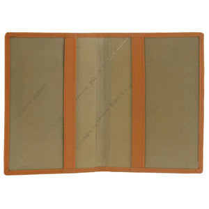 Pierre Cardin Passport Cover in leather Apricot