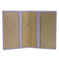 Pierre Cardin Passport Cover in leather Metallic Lilac