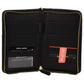 Pierre Cardin Passport Wallet in Italian Leather Black