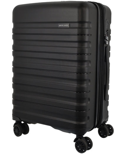 Pierre Cardin 4W Hardside Spinner suitcase 80cm BLACK