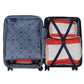 Pierre Cardin 4W Hardside Spinner suitcase 54cm BLUE